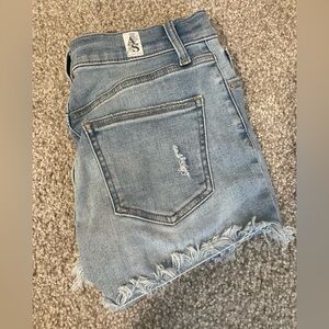 Altar’d State Frayed Hem Denim Shorts